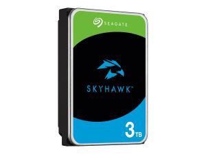 Disque dur de surveillance Seagate SkyHawk ST3000VX015 - Disque dur - 3 To - interne - SATA 6Gb/s - mémoire tampon : 256 Mo - ST3000VX015 - Disques durs internes