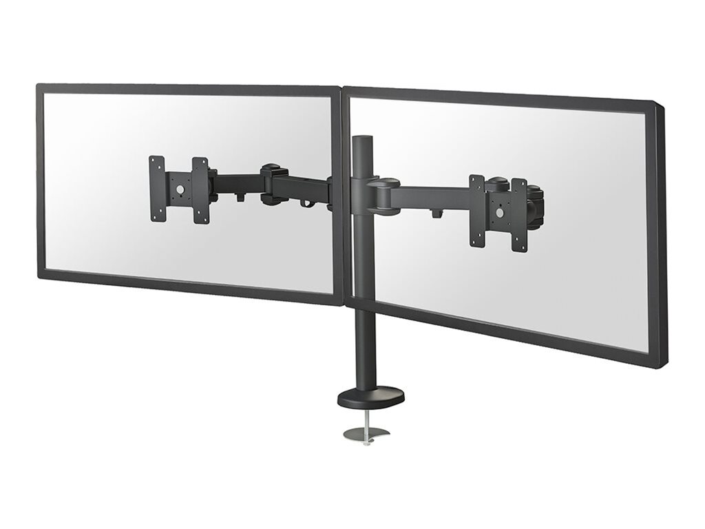 Neomounts FPMA-D960DG - Kit de montage - pleine action - pour 2 écrans LCD - noir - Taille d'écran : 10"-27" - oeillet, montrable sur bureau - FPMA-D960DG - Accessoires pour écran