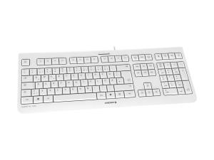 CHERRY KC 1000 - Clavier - Français - commutateur : CHERRY LPK - gris clair - JK-0800FR-0 - Claviers