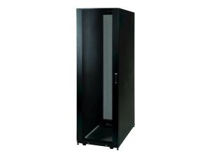 Tripp Lite 48U Rack Enclosure Server Cabinet Doors & Sides 3000lb Capacity - Rack armoire - noir - 48U - 19" - SR48UB - Accessoires pour serveur