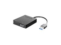 Lenovo Universal USB 3.0 to VGA/HDMI Adapter - Adaptateur vidéo externe - USB 3.0 - HDMI, VGA - 4X90H20061 - Adaptateurs vidéo grand public