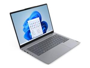 Lenovo ThinkBook 14 G6 IRL 21KG - Conception de charnière à 180 degrés - Intel Core i5 - 1335U / jusqu'à 4.6 GHz - Win 11 Pro - Carte graphique Intel Iris Xe - 16 Go RAM - 512 Go SSD NVMe - 14" IPS 1920 x 1200 - Gigabit Ethernet - Wi-Fi 6 - double ton gris arctique - clavier : Français - avec 1 an de support Premier Lenovo - 21KG000PFR - Ordinateurs portables