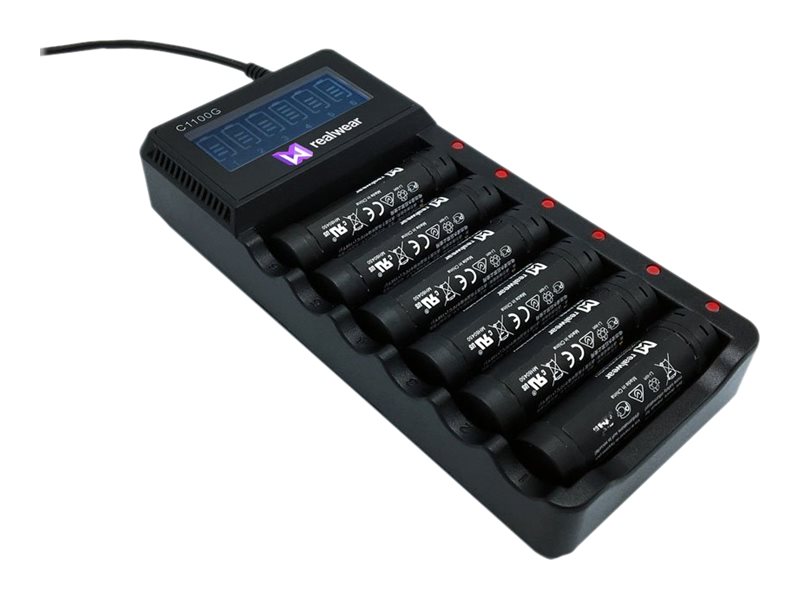 RealWear - Chargeur de batteries - 6 x charge de batteries - 171013 - Adaptateurs électriques et chargeurs