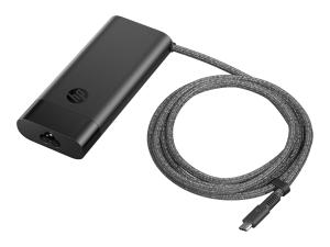 HP 110W Laptop Charger - Adaptateur secteur - USB-C - CA 115/230 V - 110 Watt - connecteurs de sortie : 2 - Europe - noir - 8B3Y2AA#ABB - Adaptateurs électriques et chargeurs
