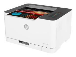 HP Color Laser 150nw - Imprimante - couleur - laser - A4/Legal - 600 x 600 ppp 4 ppm (couleur) - jusqu'à 18 ppm - capacité : 150 feuilles - USB 2.0, LAN, Wi-Fi(n) - 4ZB95A#B19 - Imprimantes laser couleur