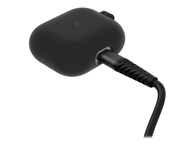 OtterBox - Étui pour écouteurs sans fil - toucher doux - polycarbonate, caoutchouc synthétique - Taffy noir - pour Apple AirPods (3ème génération) - 77-87829 - Étuis pour casque