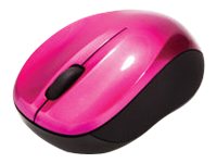 Verbatim Wireless Mouse GO NANO - Souris - optique - sans fil - RF - récepteur sans fil USB - rose chaud - 49043 - Souris