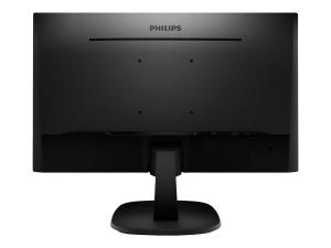 Philips V-line 243V7QJABF - Écran LED - 24" (24" visualisable) - 1920 x 1080 Full HD (1080p) @ 60 Hz - IPS - 250 cd/m² - 1000:1 - 5 ms - HDMI, VGA, DisplayPort - haut-parleurs - noir texturé - 243V7QJABF/00 - Écrans d'ordinateur