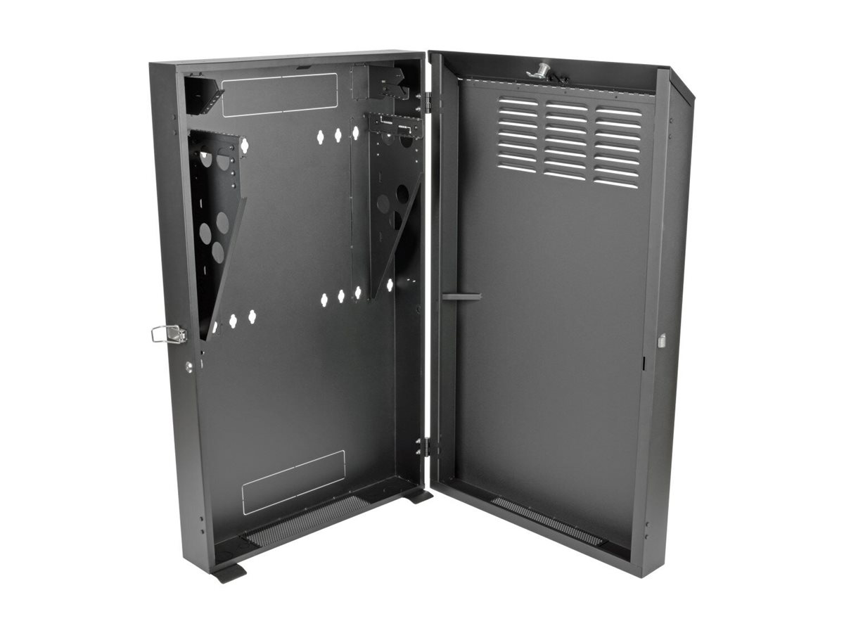 Tripp Lite 6U Wall Mount Rack Enclosure Server Cabinet Vertical 36" Deep - Rack armoire - montable sur mur - noir - 6U - 19" - SRWF6U36 - Accessoires pour serveur