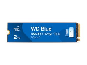 WD Blue SN5000 WDS200T4B0E-00CNZ0 - SSD - 2 To - interne - M.2 2280 - PCIe 4.0 x4 (NVMe) - WDS200T4B0E-00CNZ0 - Disques SSD