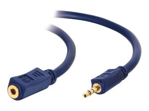 C2G Velocity - Rallonge de câble audio - mini-phone stereo 3.5 mm mâle pour mini-phone stereo 3.5 mm femelle - 7 m - blindé - 80288 - Câbles audio