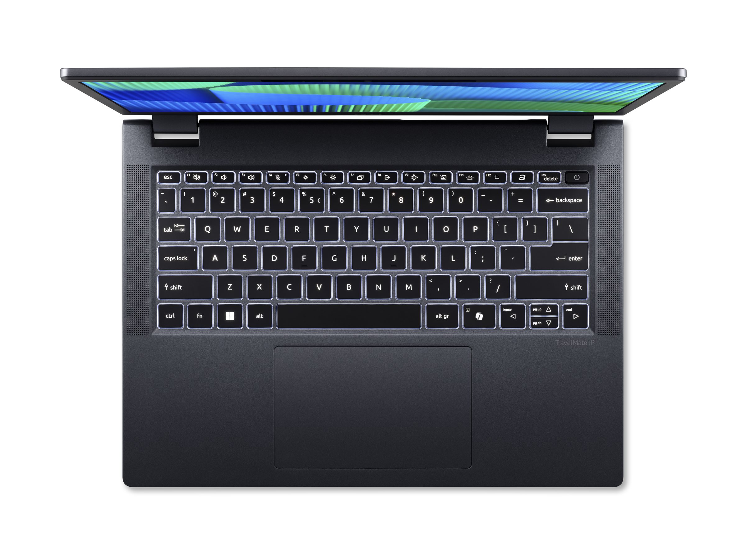 Acer TravelMate P4 14 TMP414-53-G2-TCO - Conception de charnière à 180 degrés - Intel Core 5 - 120U / jusqu'à 5 GHz - Win 11 Pro - Intel Graphics - 16 Go RAM - 512 Go SSD NVMe - 14" 1920 x 1200 - Gigabit Ethernet - Wi-Fi 6E, Bluetooth - bleu ardoise - clavier : Français - NX.B72EF.001 - Ordinateurs portables