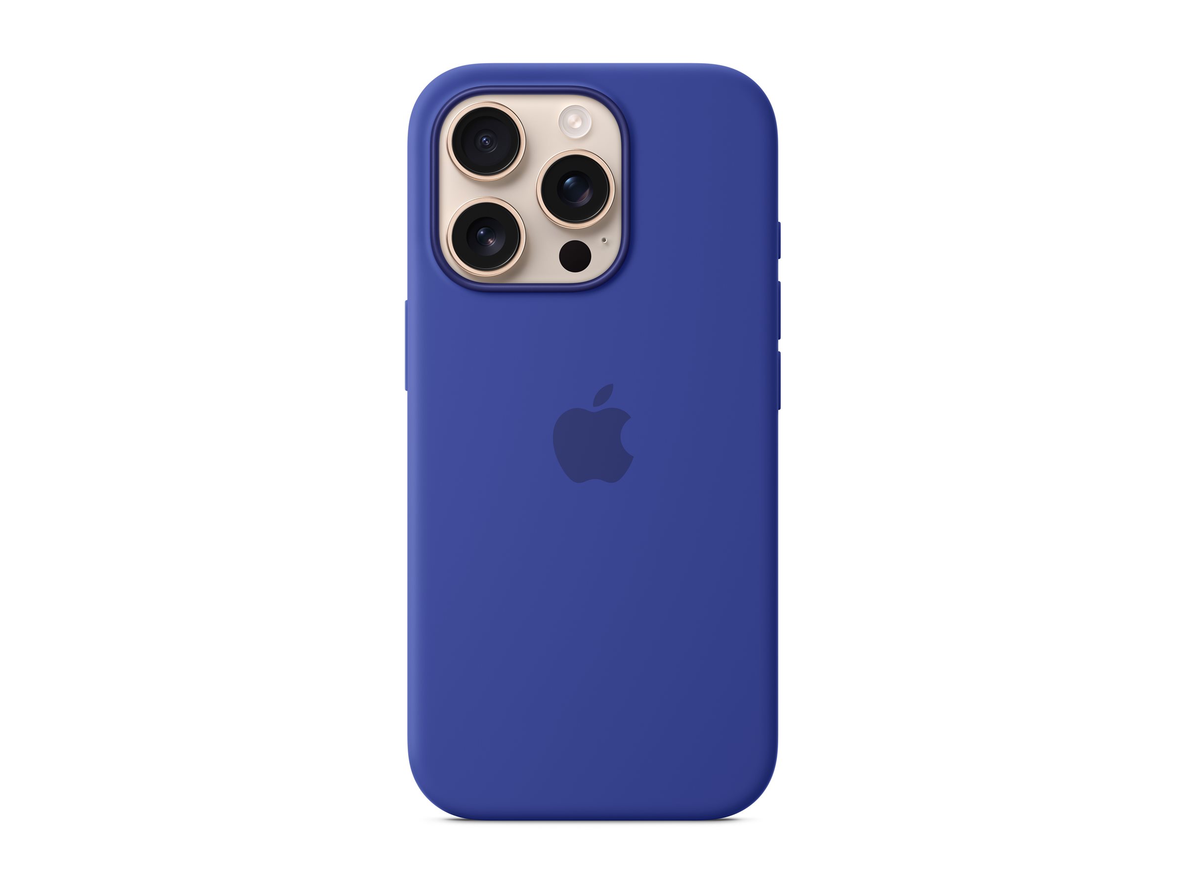 Apple - Coque de protection pour téléphone portable - compatibilité avec MagSafe - silicone - bleu d'outremer - pour iPhone 16 Pro - MYYP3ZM/A - Coques et étuis pour téléphone portable