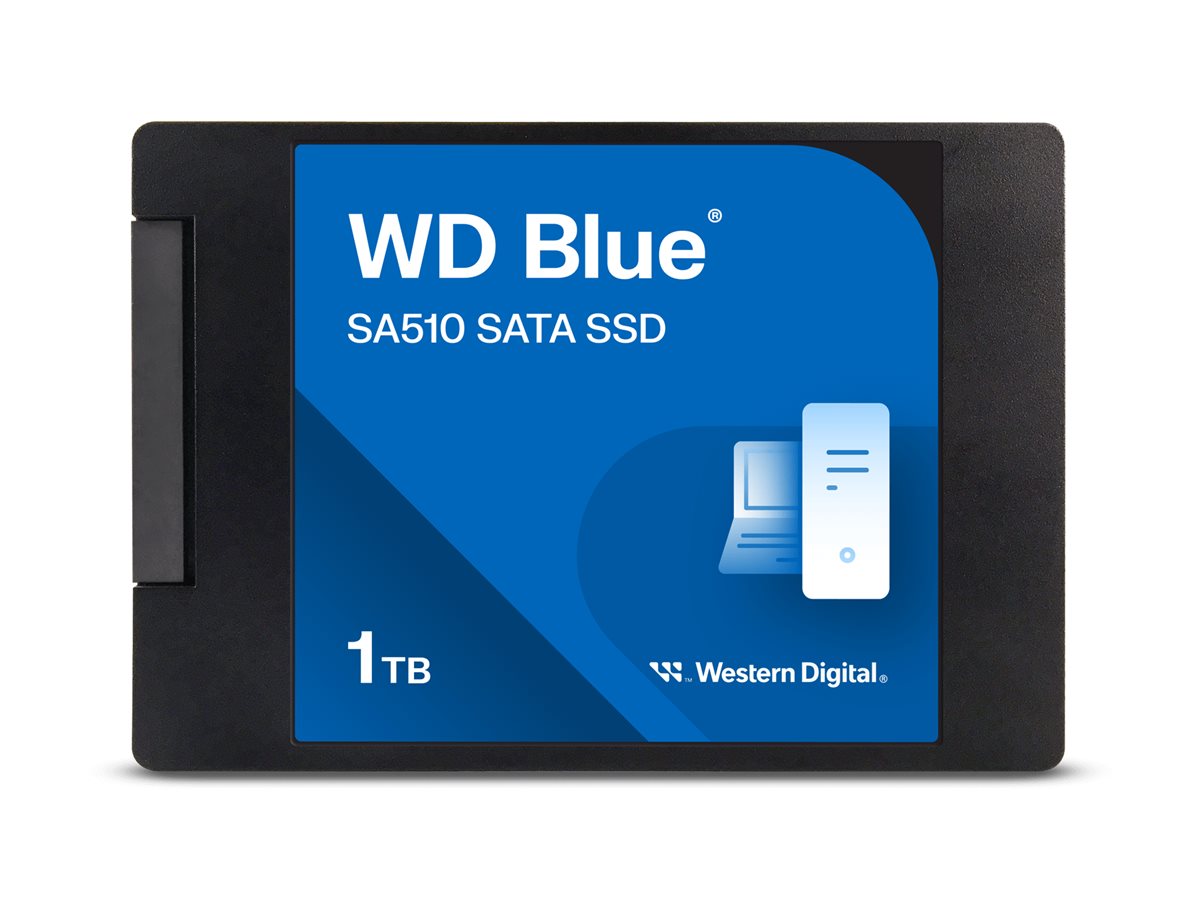 WD Blue SA510 WDS100T3B0A-00AXR0 - SSD - 1 To - interne - 2.5" - SATA 6Gb/s - WDS100T3B0A-00AXR0 - Disques SSD