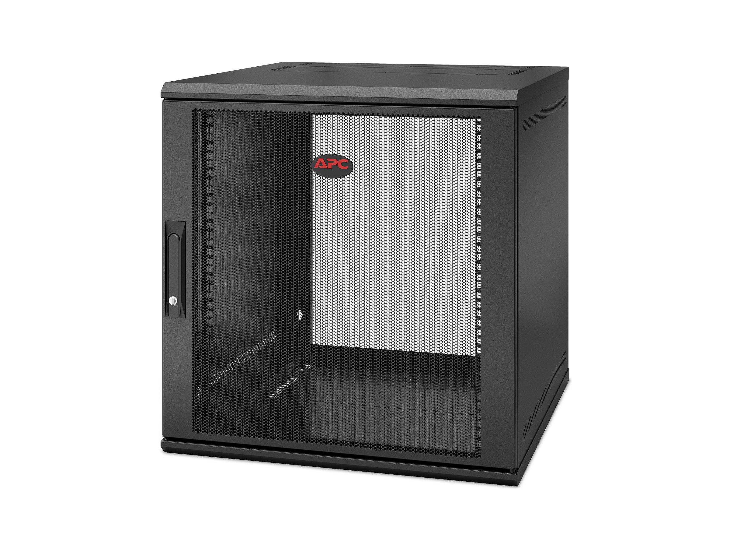 APC NetShelter WX AR112SH6 - Armoire - montable sur mur - noir - 12U - 19" - AR112SH6 - Accessoires pour serveur