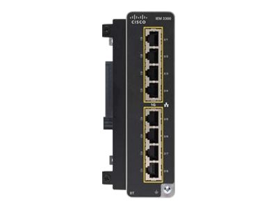 Cisco Catalyst - Module d'extension - Gigabit Ethernet x 8 - pour Catalyst IE3300 Rugged Series - IEM-3300-8T= - Adaptateurs réseau filaires