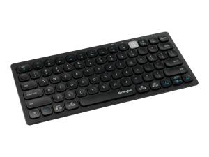 Kensington Multi-Device Dual Wireless Compact Keyboard - Clavier - sans fil - 2.4 GHz, Bluetooth 3.0, Bluetooth 5.0 - Français - noir - K75502FR - Claviers
