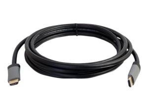 C2G 35ft 4K HDMI Cable with Ethernet - High Speed - In-Wall CL-2 Rated - Câble HDMI avec Ethernet - HDMI mâle pour HDMI mâle - 10.7 m - blindé - noir - support 4K - 50634 - Accessoires pour systèmes audio domestiques