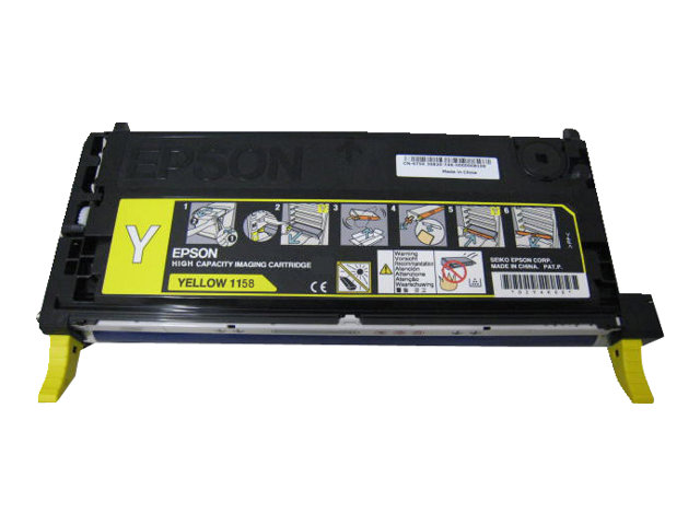 Epson - Jaune - original - cartouche de toner - pour AcuLaser C2800DN, C2800DTN, C2800N - C13S051158 - Cartouches de toner