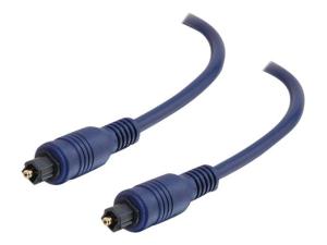 C2G Velocity - Câble audio numérique (optique) - TOSLINK mâle pour TOSLINK mâle - 3 m - fibre optique - 80325 - Accessoires pour systèmes audio domestiques