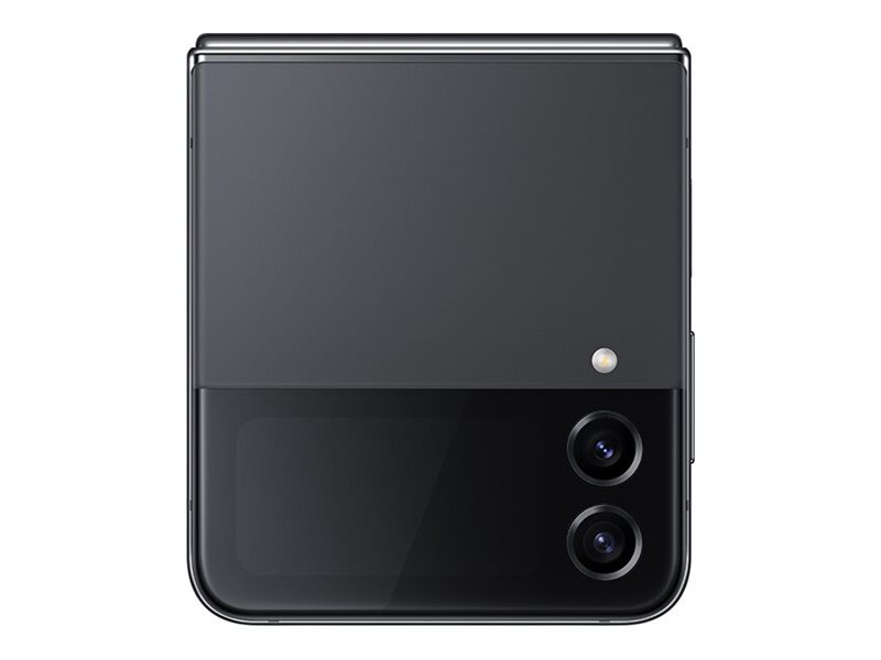 Samsung Galaxy Z Flip4 - Enterprise Edition - 5G smartphone - double SIM - RAM 8 Go / Mémoire interne 128 Go - écran OEL - 6.7" - 6.7" - 2640 x 1080 pixels 2640 x 1080 pixels (120 Hz) - 2x caméras arrière 12 MP, 12 MP - front camera 10 MP - graphite - SM-F721BZAGEEB - Smartphones 5G