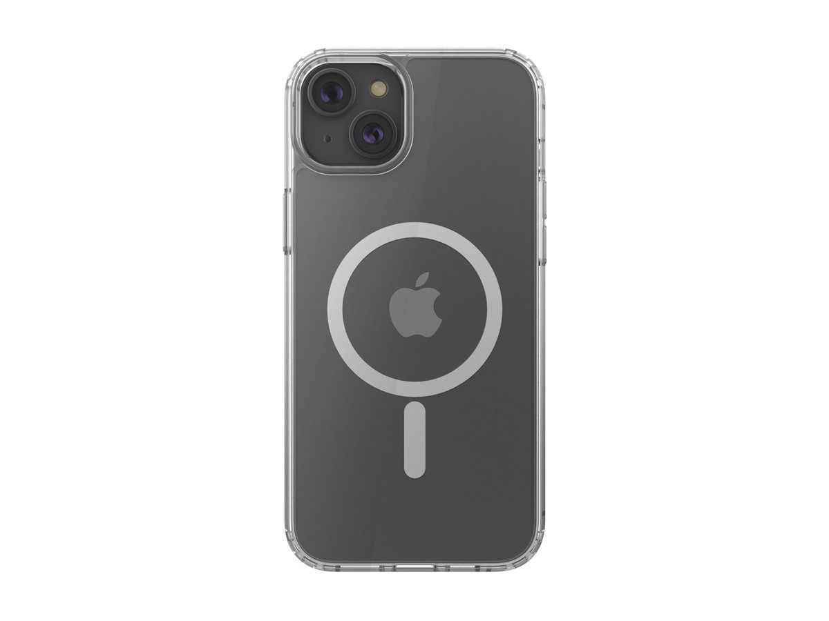 Belkin SheerForce - Coque de protection pour téléphone portable - magnétique - compatibilité avec MagSafe - clair - mince, léger - pour Apple iPhone 15 Plus - MSA020BTCL - Coques et étuis pour téléphone portable