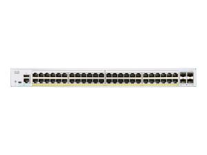 Cisco Business 250 Series CBS250-48P-4X - Commutateur - C3 - intelligent - 48 x 10/100/1000 (PoE+) + 4 x 10 Gigabit SFP+ - Montable sur rack - PoE+ (370 W) - CBS250-48P-4X-EU - Concentrateurs et commutateurs gigabit