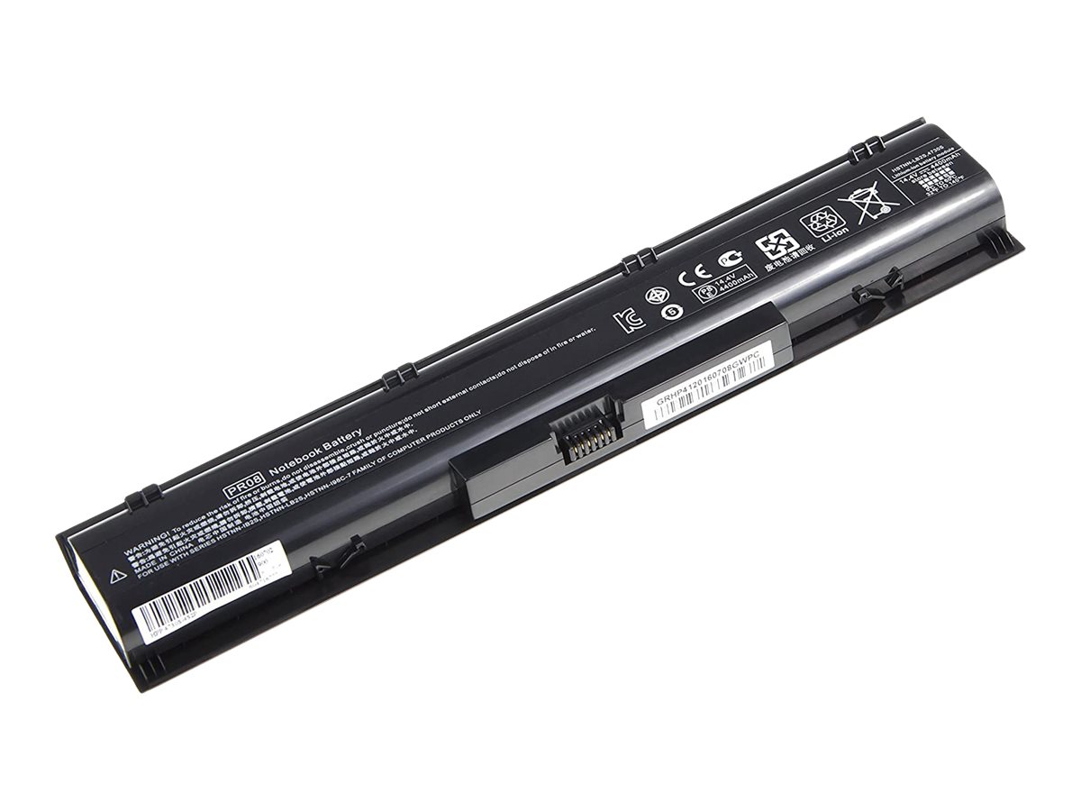 DLH - Batterie de portable (standard) (équivalent à : HP 633807-001, HP QK647AA, HP PR08, HP 633734-141, HP HSTNN-I98C-7, HP HSTNN-IB2S, HP QK647UT, HP 633734-151, HP 633734-421, HP HSTNN-LB2S) - Lithium Ion - 8 cellules - 5200 mAh - 75 Wh - noir - pour HP ProBook 4730s, 4740s - HERD1544-B075P4 - Batteries spécifiques