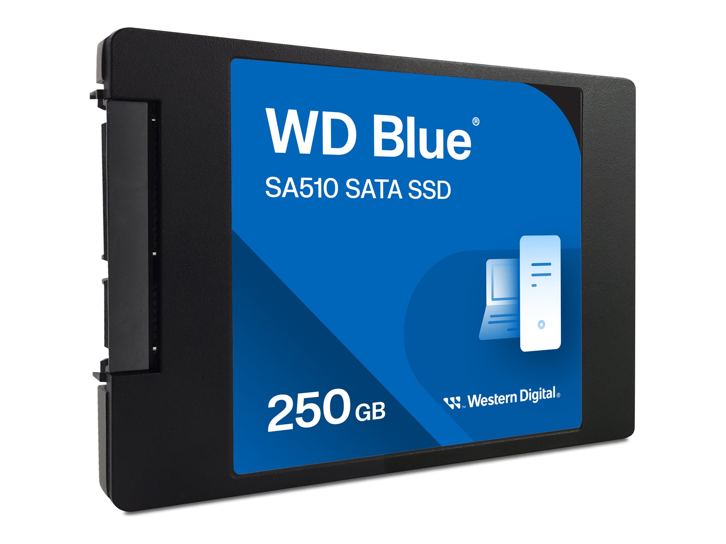 WD Blue SA510 WDS250G3B0A - SSD - 250 Go - interne - 2.5" - SATA 6Gb/s - bleu - WDS250G3B0A - Disques durs pour ordinateur portable