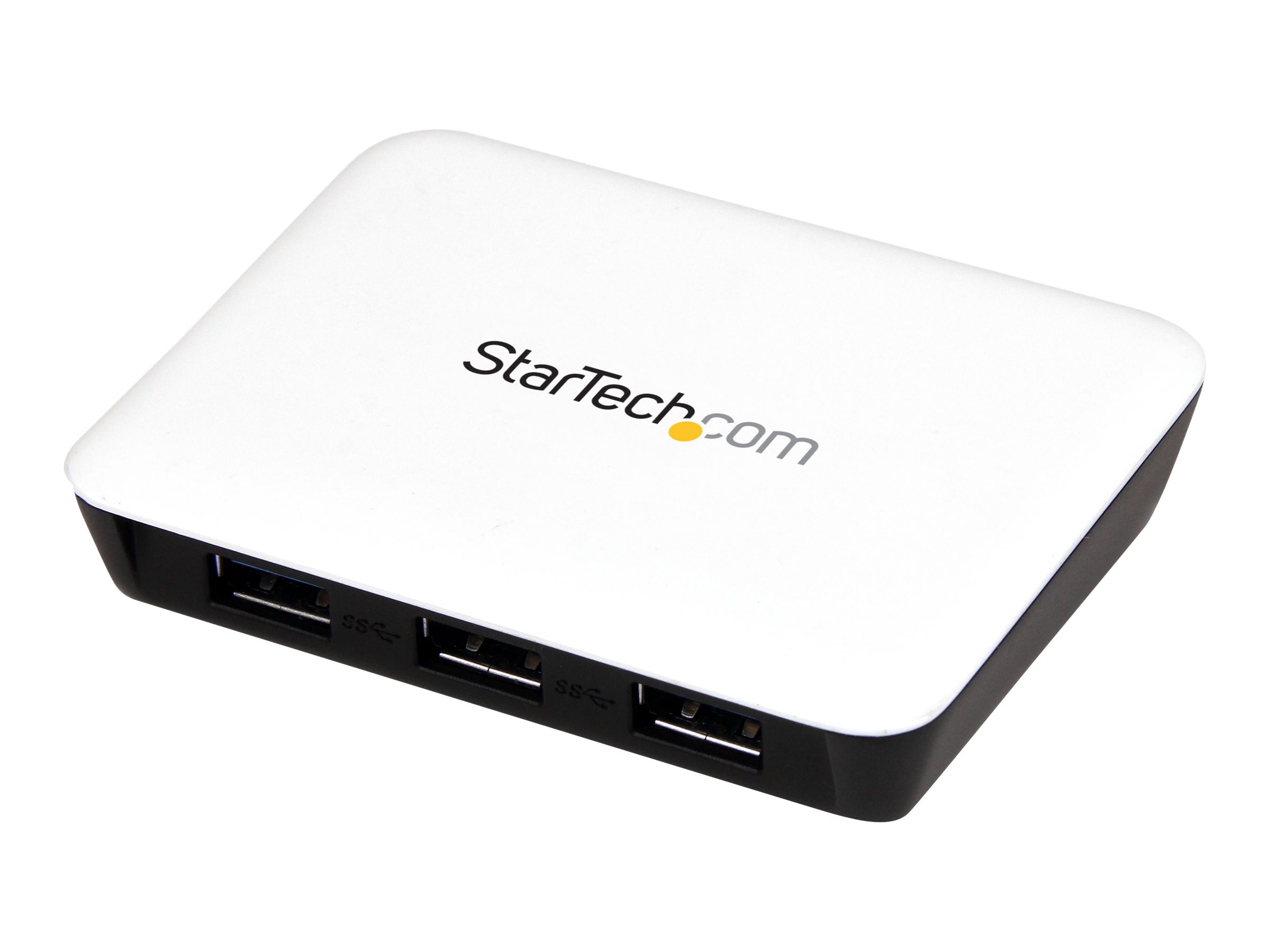 StarTech.com Adaptateur réseau USB 3.0 vers Gigabit Ethernet avec hub USB 3.0 de 3 ports - Concentrateur USB 3 auto alimenté - Blanc - Concentrateur (hub) - 3 x SuperSpeed USB 3.0 + 1 x 10/100/1000 - de bureau - ST3300U3S - Concentrateurs USB