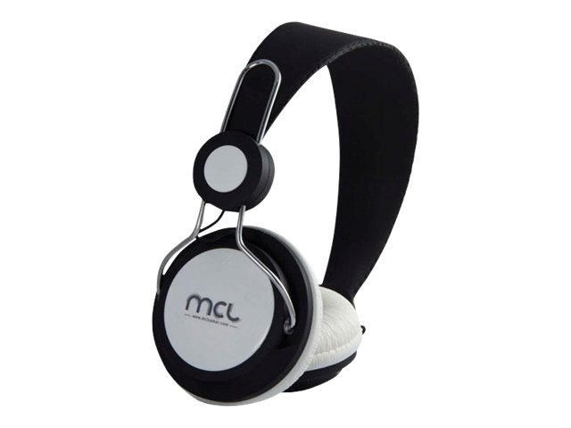 MCL Samar CSQ-M/WNZ - Micro-casque - circum-aural - filaire - noir & blanc - CSQ-M/WNZ - Écouteurs