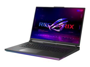 ASUS ROG Strix SCAR 18 G834JYR-R6159W - Intel Core i9 - i9-14900HX / jusqu'à 5.8 GHz - Win 11 Home - GeForce RTX 4090 - 64 Go RAM - 2 To SSD NVMe, Performance - 18" 2560 x 1600 (WQXGA) @ 240 Hz - 2.5 Gigabit Ethernet - Wi-Fi 6E, Bluetooth - noir - 90NR0IP2-M007E0 - Ordinateurs portables