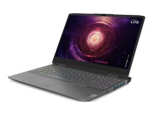 Lenovo LOQ 15APH8 82XT - Conception de charnière à 180 degrés - AMD Ryzen 7 - 7840HS / jusqu'à 5.1 GHz - Win 11 Home - GeForce RTX 4060 - 16 Go RAM - 512 Go SSD NVMe - 15.6" IPS 1920 x 1080 (Full HD) @ 144 Hz - Gigabit Ethernet - Wi-Fi 6 - gris orage - clavier : Français - 82XT00EAFR - Ordinateurs portables