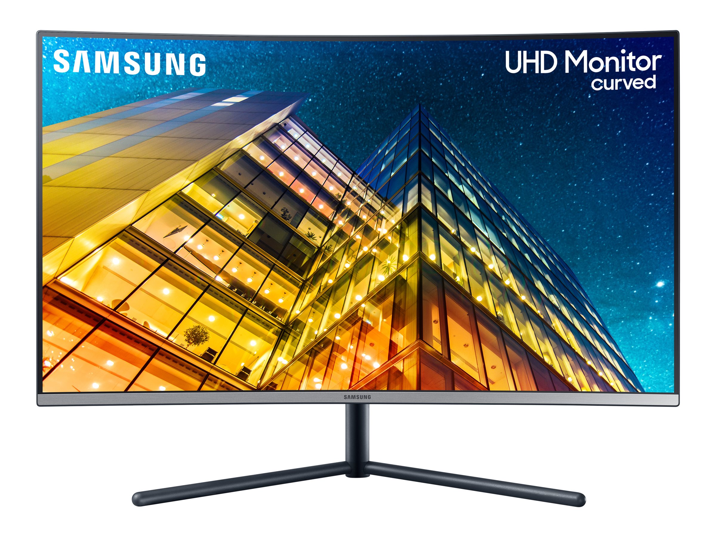 Samsung U32R590CWP - UR59C Series - écran LED - incurvé - 32" (31.5" visualisable) - 3840 x 2160 4K @ 60 Hz - VA - 250 cd/m² - 2500:1 - 4 ms - HDMI, DisplayPort - LU32R590CWPXEN - Écrans d'ordinateur