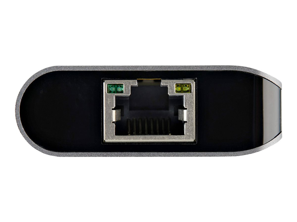 StarTech.com Adaptateur Multiport USB-C - Mini Dock USB Type-C 10Gbps 4K 30Hz HDMI - 100W Power Delivery Passthrough - Hub USB 3 Ports, GbE - Muti-dock USB 3.1/3.2 Gen 2 - Câble 25cm (DKT31CHPDL) - Station d'accueil - USB-C 3.2 Gen 2 / Thunderbolt 3 - HDMI - 1GbE - pour P/N: PEXUSB321C - DKT31CHPDL - Stations d'accueil pour ordinateur portable
