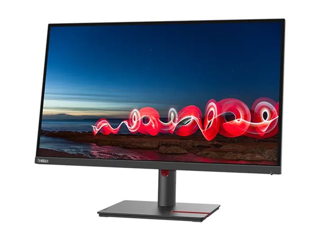 Lenovo ThinkVision T27h-30 - Écran LED - 27" - 2560 x 1440 QHD @ 60 Hz - IPS - 350 cd/m² - 1000:1 - 4 ms - HDMI, DisplayPort, USB-C - noir corbeau - pour ThinkPad P15 Gen 2 20YQ - 63A3GAT1EU - Écrans d'ordinateur