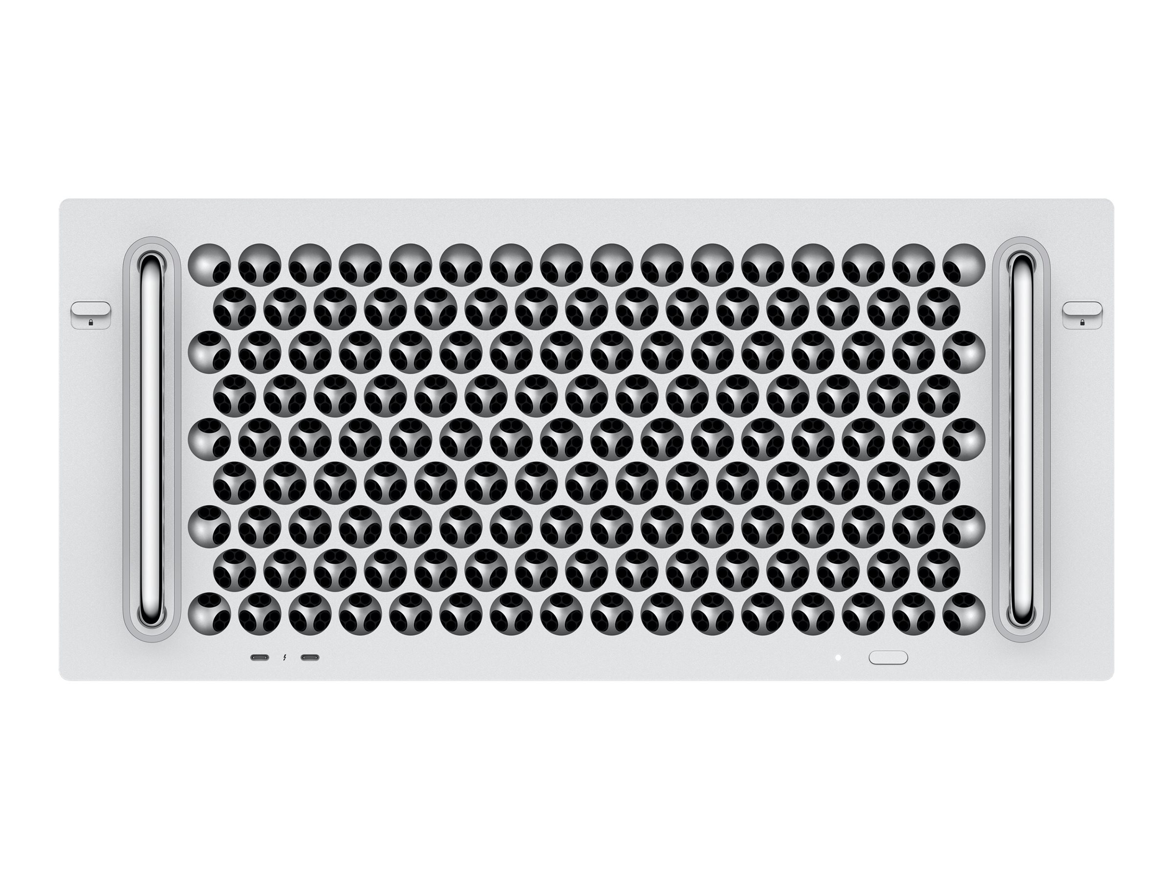 Apple Mac Pro - Montable sur rack 5U - M2 Ultra jusqu'à - RAM 64 Go - SSD 1 To - M2 Ultra 60-core GPU - Gigabit Ethernet, 2.5 Gigabit Ethernet, 5 Gigabit Ethernet, 10 Gigabit Ethernet, IEEE 802.11ax (Wi-Fi 6E), Bluetooth 5.3 - macOS Sequoia 15.0 - moniteur : aucun - argent - Z1K0 - Ordinateurs de bureau