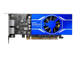 AMD Radeon Pro W6400 - Carte graphique - RDNA 2 - 4 Go GDDR6 - PCIe 4.0 x4 - 2 x DisplayPort - 100-506189 - Adaptateurs vidéo grand public