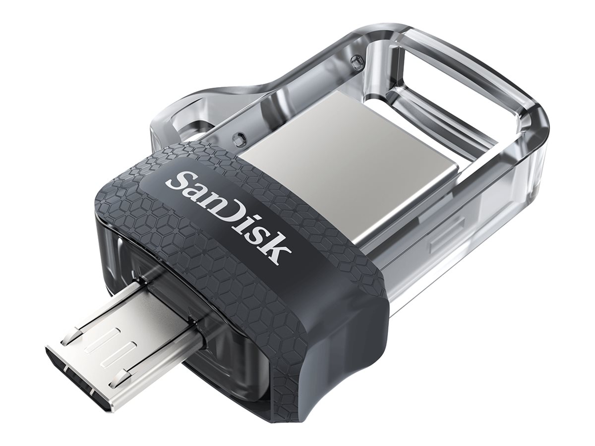 SanDisk Ultra Dual - Clé USB - 64 Go - USB 3.0 / micro USB - SDDD3-064G-G46 - Lecteurs flash