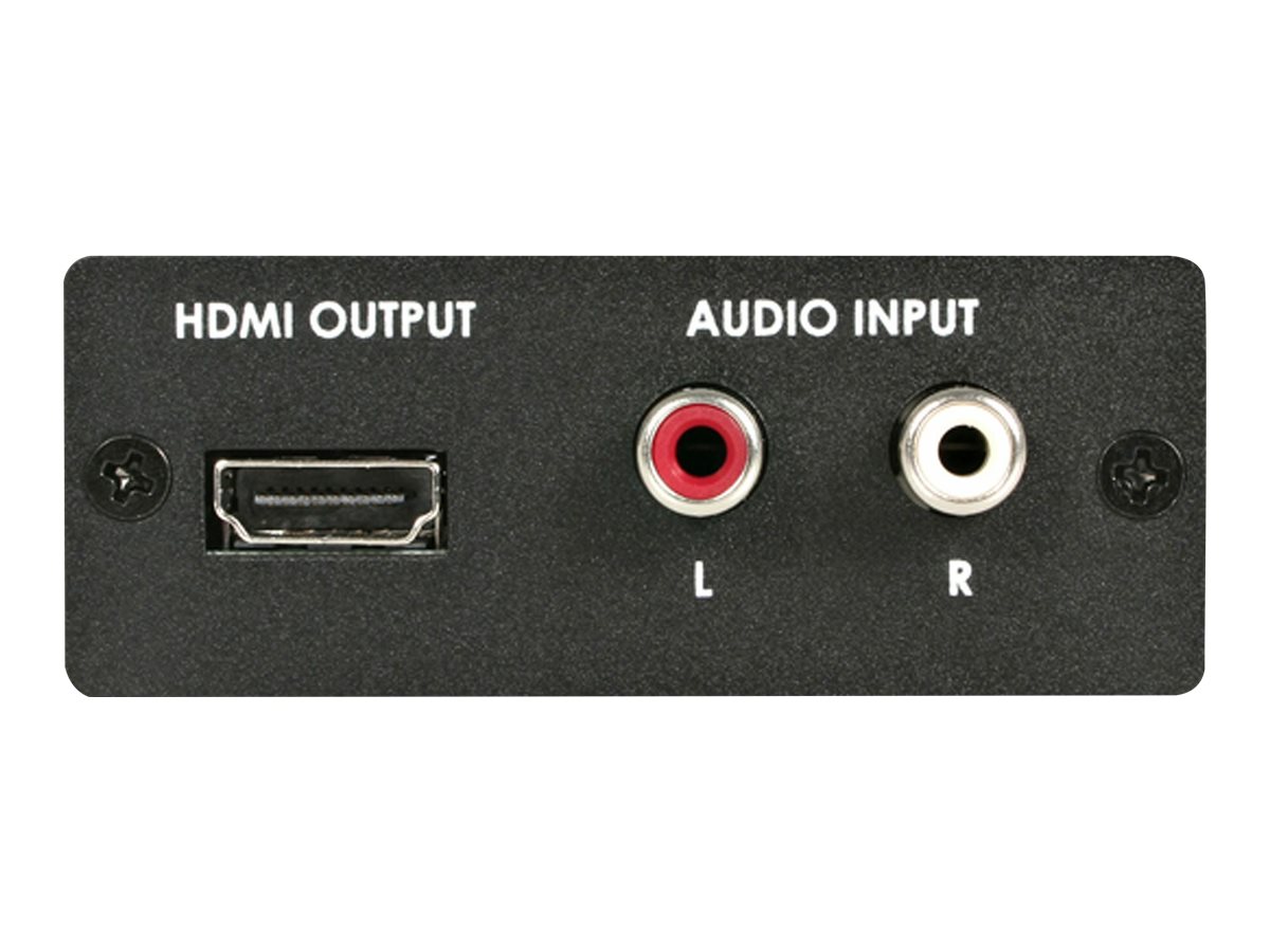 Convertisseur RGB YPbPr femelle et audio vers HDMI femelle dans un