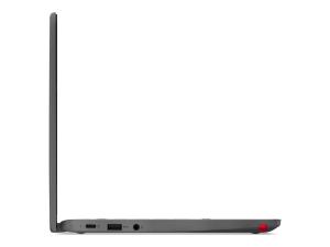 Lenovo 500e Yoga Chromebook Gen 4 82W4 - Conception inclinable - Intel N-series - N100 / jusqu'à 3.4 GHz - Chrome OS - UHD Graphics - 8 Go RAM - 64 Go eMMC - 12.2" IPS écran tactile 1920 x 1200 - Wi-Fi 6E - gris graphite - clavier : Français - 82W4000GFR - Netbook