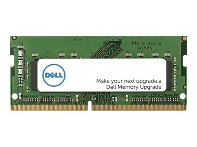 Dell - DDR4 - module - 32 Go - SO DIMM 260 broches - 3200 MHz / PC4-25600 - mémoire sans tampon - non ECC - Mise à niveau - pour Latitude 5520; OptiPlex 5490 All-In-One, 7490 All In One; Precision 7560 - AB120716 - DDR4