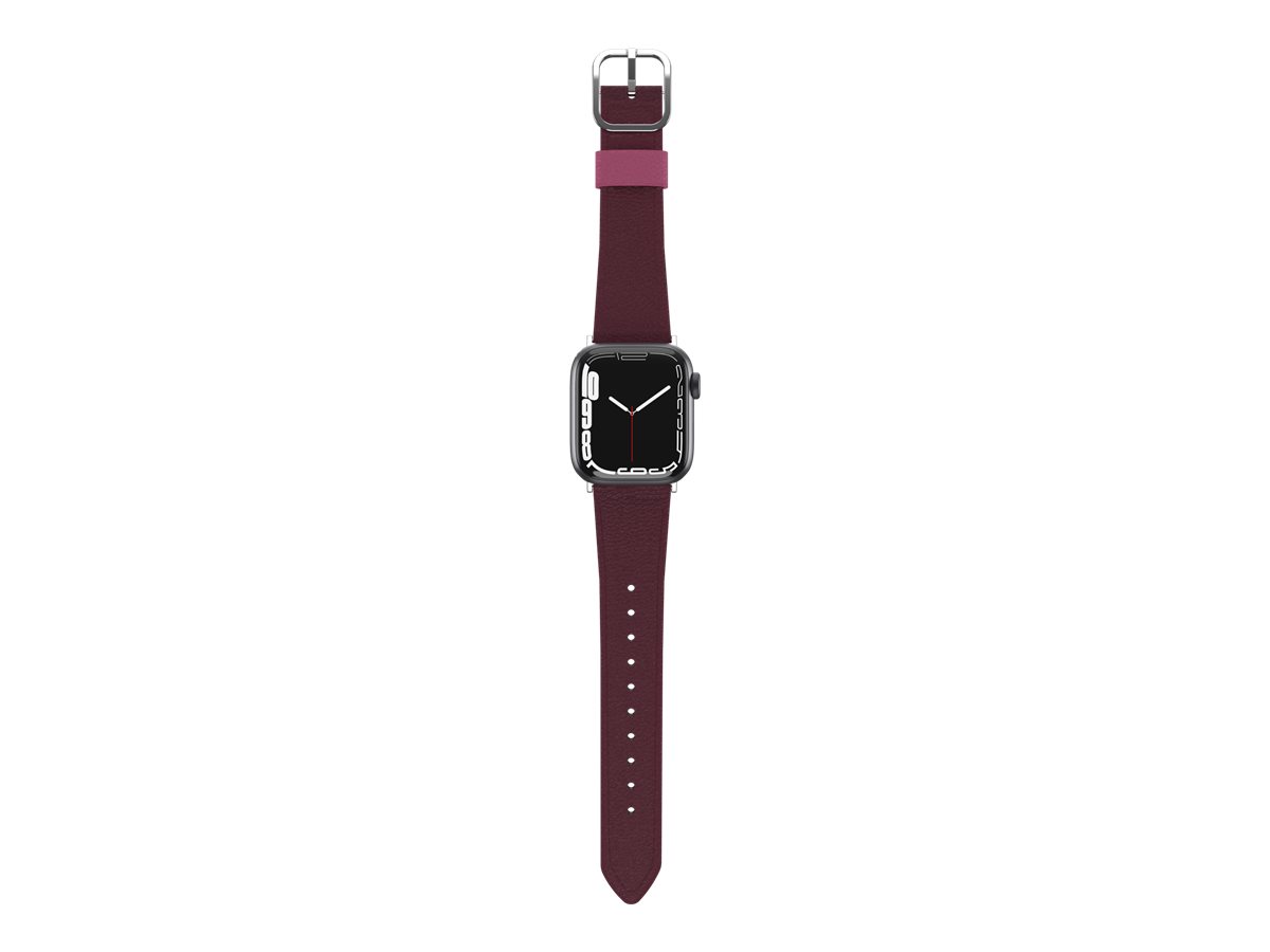 OtterBox - Bracelet de montre pour montre intelligente - baie de baies de cerises (rose) - pour Apple Watch Hermès Series 7, Hermès Series 9, Nike Series 7, Series 10, Series 8, Series 9 - 77-96907 - accessoires divers