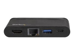 StarTech.com Adaptateur multiport AV numérique USB-C avec Power Delivery jusqu'à 100 W (DKT30CHCPD) - Station d'accueil - USB-C - 1GbE - DKT30CHCPD - Stations d'accueil pour ordinateur portable