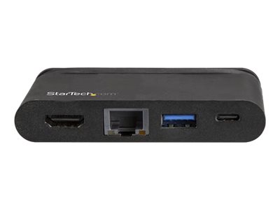 StarTech.com Adaptateur multiport AV numérique USB-C avec Power Delivery jusqu'à 100 W (DKT30CHCPD) - Station d'accueil - USB-C - 1GbE - DKT30CHCPD - Stations d'accueil pour ordinateur portable