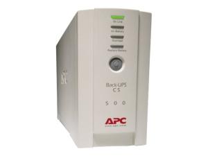 APC Back-UPS CS 500 - Onduleur - CA 230 V - 300 Watt - 500 VA - RS-232, USB - connecteurs de sortie : 4 - beige - BK500EI - UPS autonomes