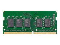 Synology - DDR4 - module - 8 Go - SO DIMM 260 broches - mémoire sans tampon - ECC - pour Disk Station DS1621+, DS1621XS+, DS1821+; RackStation RS1221+, RS1221RP+ - D4ES01-8G - Mémoire pour ordinateur portable