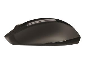 HP x4500 - Souris - laser - sans fil - noir métal - H2W26AA#ABB - Souris