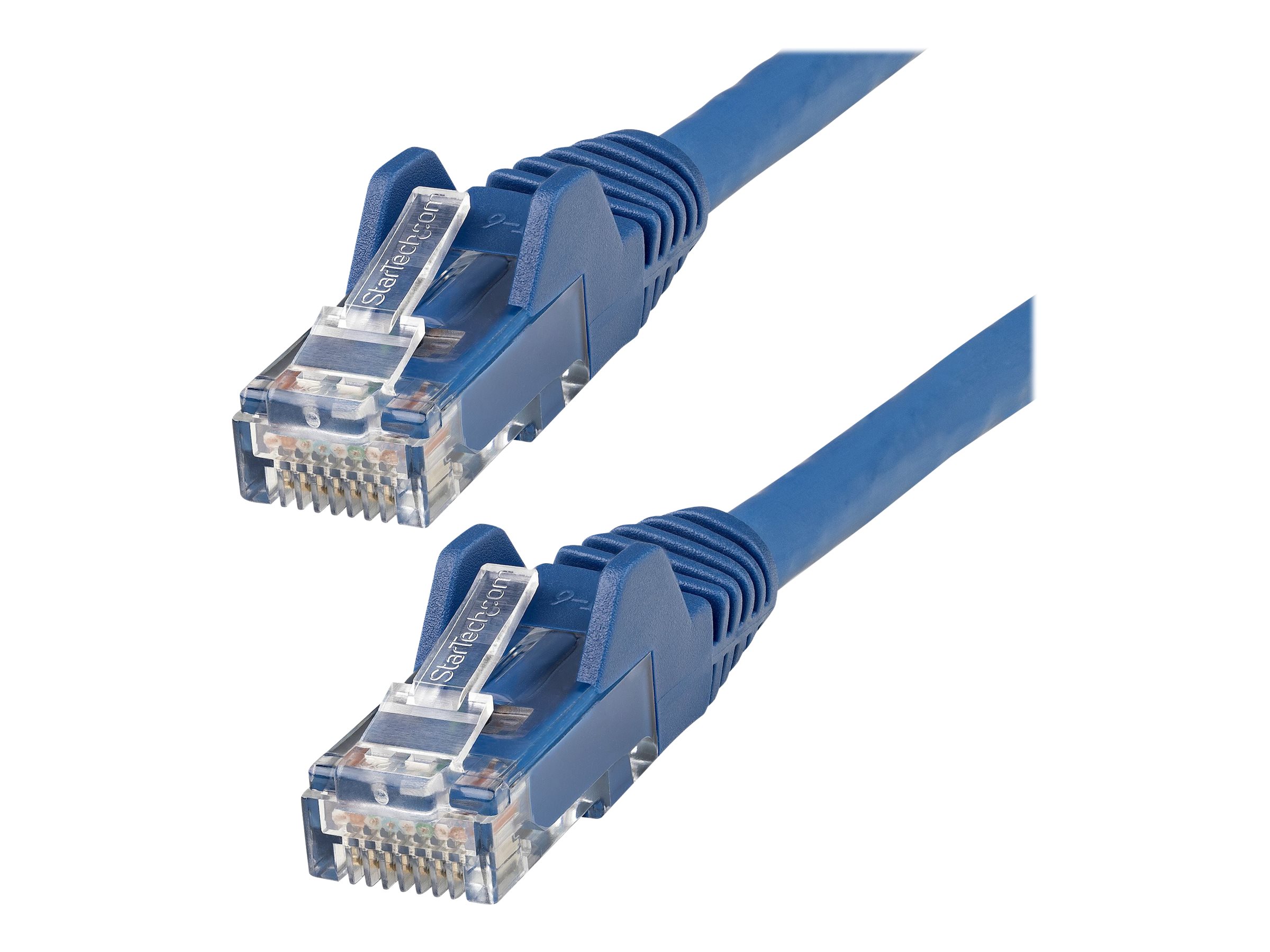 StarTech.com Câble Ethernet CAT6 5m - LSZH (Low Smoke Zero Halogen) - Cordon RJ45 UTP Anti-accrochage 10 GbE LAN - Câble Réseau Internet 650MHz 100W PoE - Bleu - Snagless - 24AWG (N6LPATCH5MBL) - Cordon de raccordement - RJ-45 (M) pour RJ-45 (M) - 5 m - 6 mm - UTP - CAT 6 - sans crochet - bleu - N6LPATCH5MBL - Câbles à paire torsadée