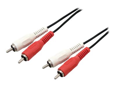 MCL - Câble audio - RCA x 2 mâle pour RCA x 2 mâle - 10 m - MC705-10M - Câbles audio